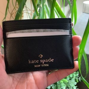 Authentic KATE SPADE Saffiano leather slim card case
